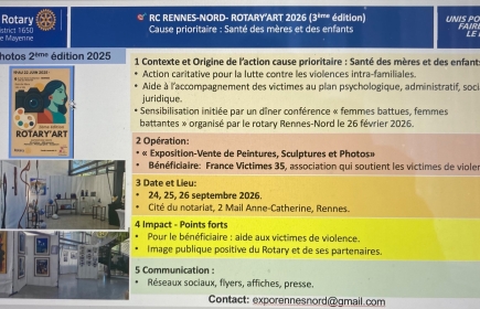 ROTARY'ART - RC RENNES-NORD - 3ÈME ÉDITION