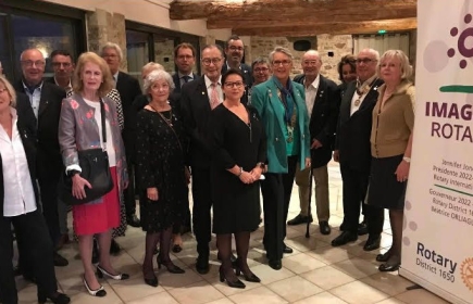 Visite de notre gouverneure le 19 octobre. Un moment de convivialité et d'échanges constructifs. Merci Béatrice !